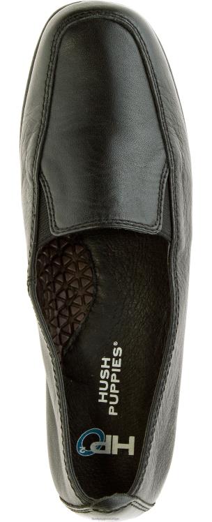 kadınlar siyah deri Hush Puppies cennet X268F226