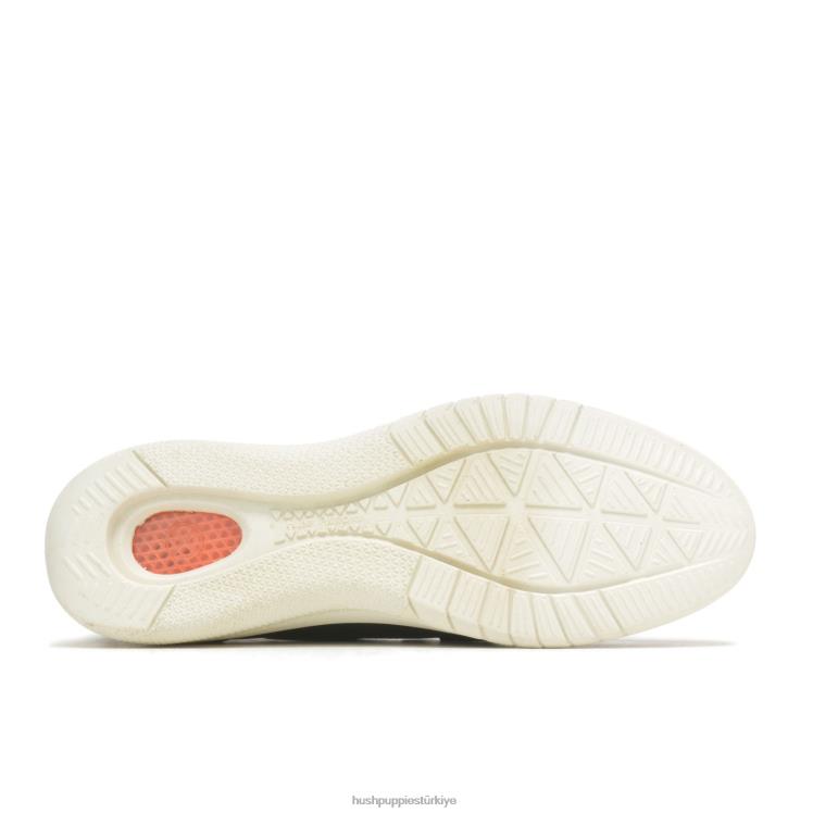 kadınlar koyu siyah deri Hush Puppies avans aylak X268F45
