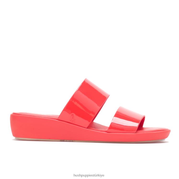 kadınlar bayram kırmızısı Hush Puppies brite jöle sandalet X268F21