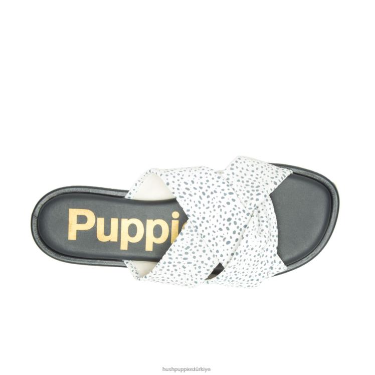 kadınlar kar leoparı süet Hush Puppies emily slayt sandalet X268F3