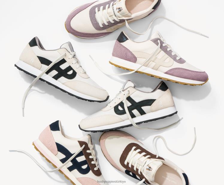 kadınlar beyaz süet Hush Puppies yetmiş8 spor ayakkabı X268F118