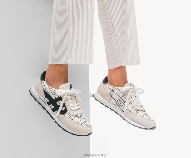 kadınlar gri çok süet Hush Puppies yetmiş8 spor ayakkabı X268F123