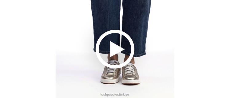 kadınlar inek baskı deri Hush Puppies ryann spor ayakkabı X268F111