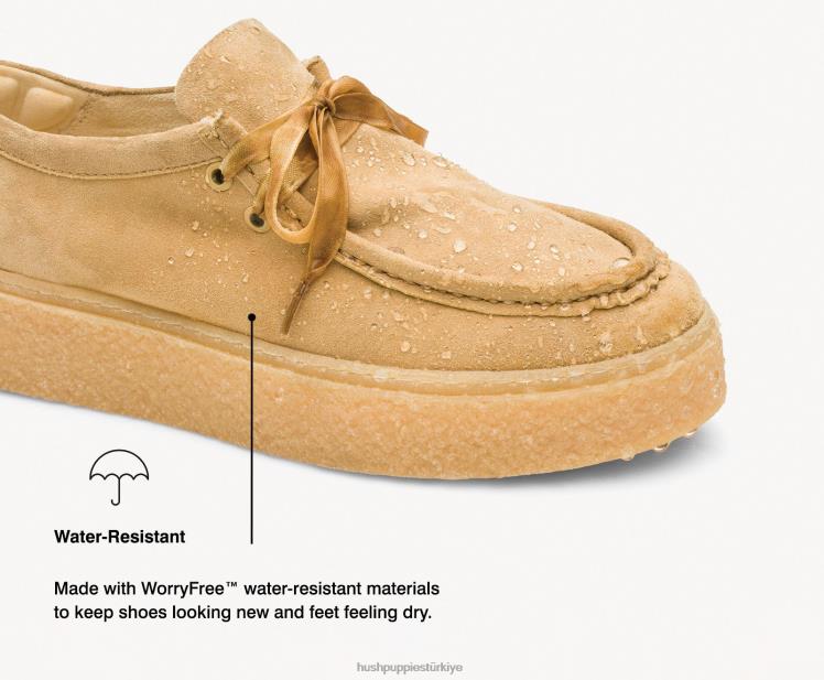 kadınlar çöl taba rengi süet Hush Puppies köprü X268F133
