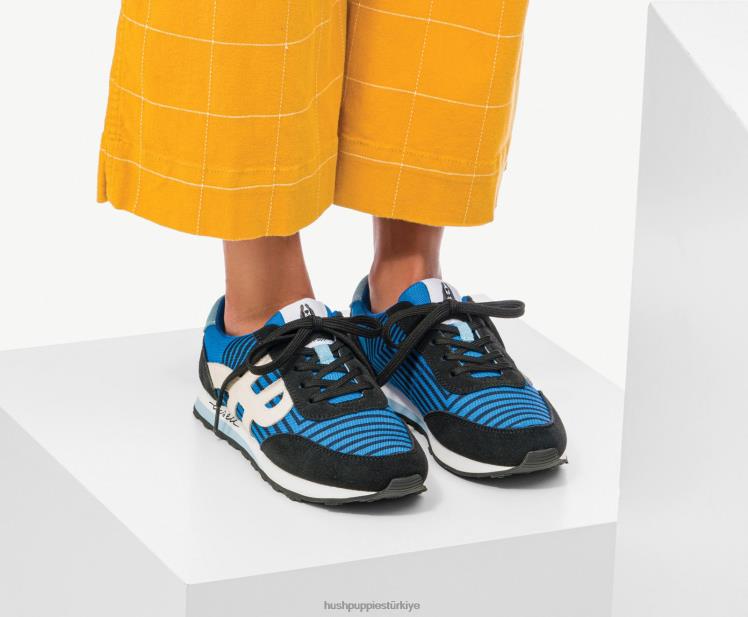 kadınlar mavi çok süet Hush Puppies yetmiş8 spor ayakkabı X268F117