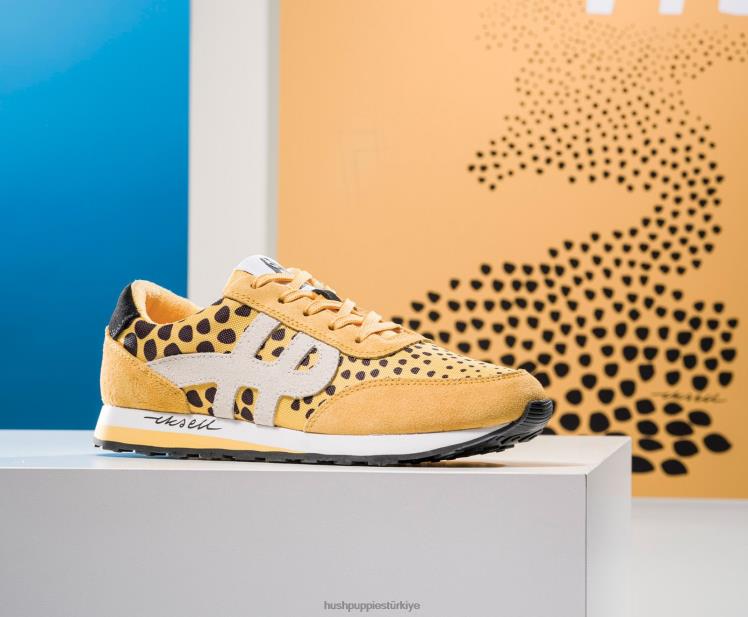 kadınlar sarı çok süet Hush Puppies yetmiş8 spor ayakkabı X268F119