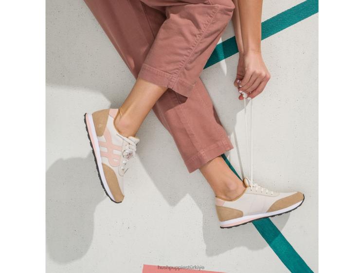 kadınlar soluk allık süet Hush Puppies yetmiş8 spor ayakkabı X268F121