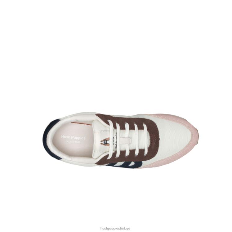 kadınlar toz pembe süet Hush Puppies yetmiş8 spor ayakkabı X268F115