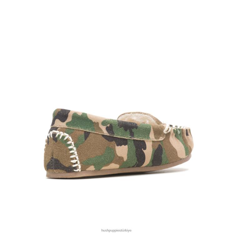 kadınlar kamuflaj Hush Puppies Winnie terlik X268F221