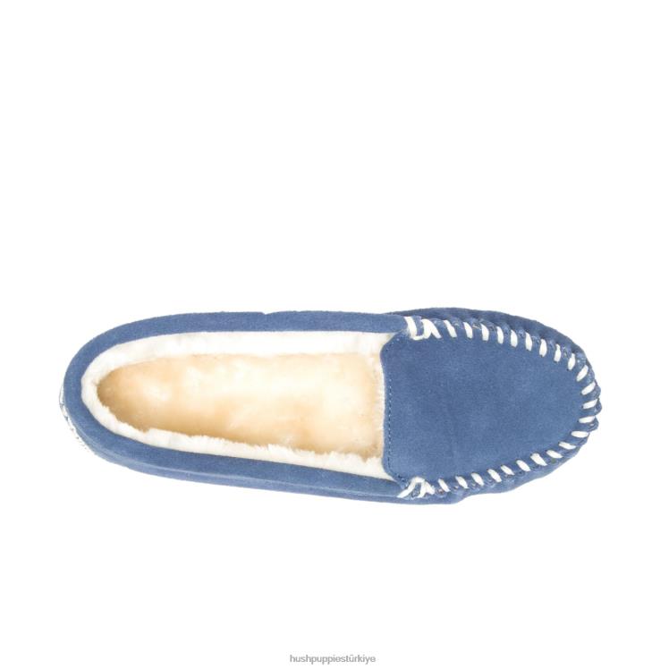 kadınlar mavi Hush Puppies Winnie terlik X268F222