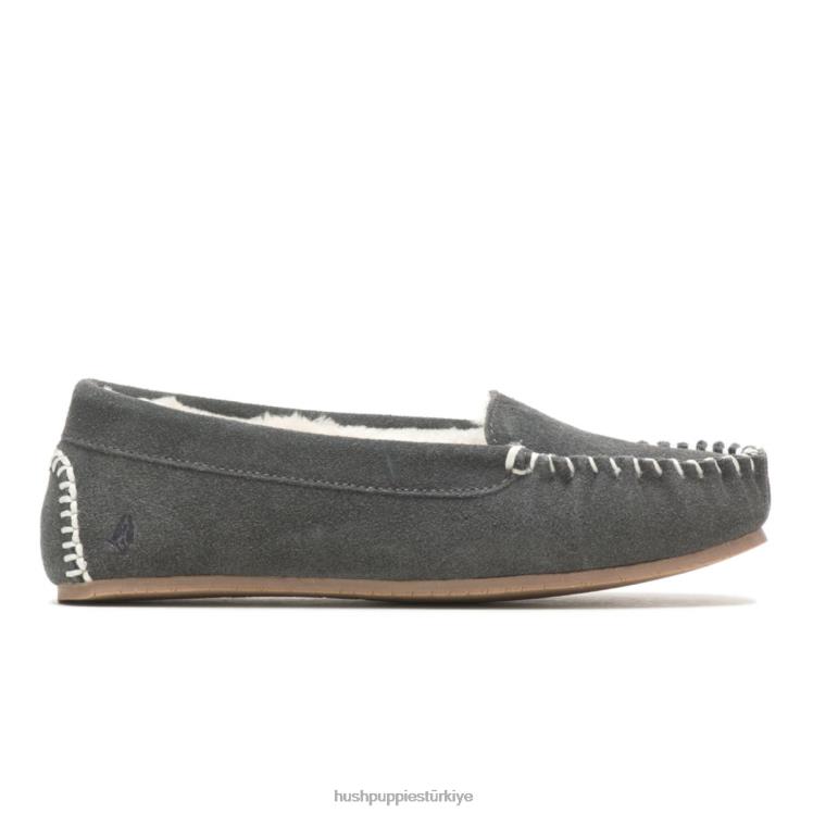 kadınlar odun kömürü Hush Puppies Winnie terlik X268F223