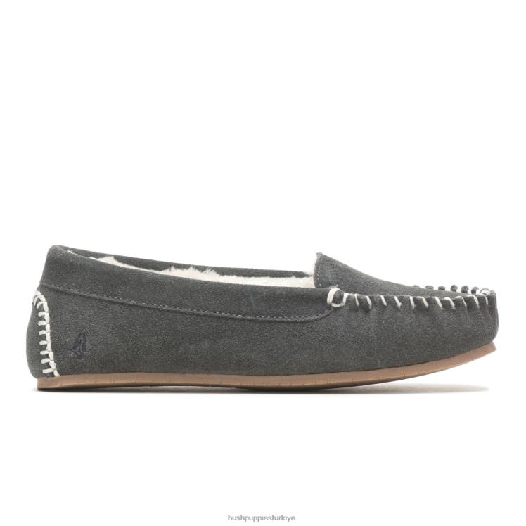 kadınlar odun kömürü Hush Puppies Winnie terlik X268F223