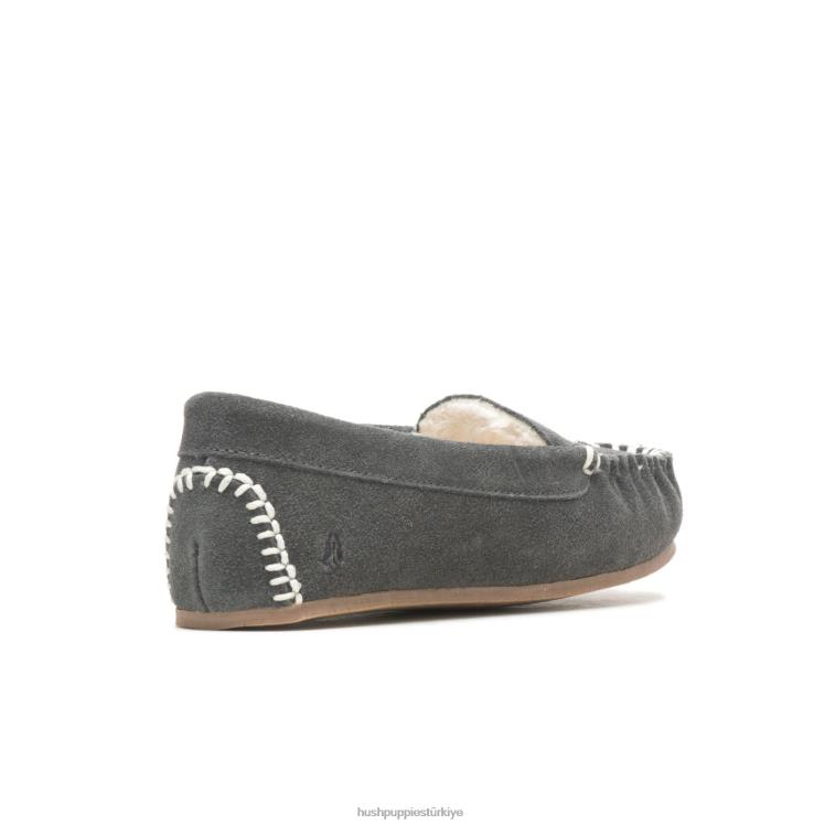 kadınlar odun kömürü Hush Puppies Winnie terlik X268F223