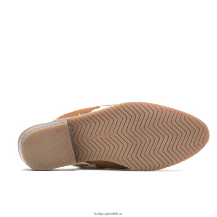 kadınlar inek baskı deri Hush Puppies sienna katırı X268F92