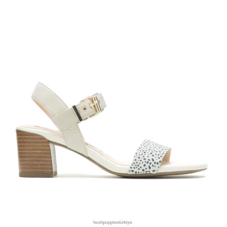kadınlar kar leoparı nubuk Hush Puppies leila çeyrek askılı sandalet X268F31