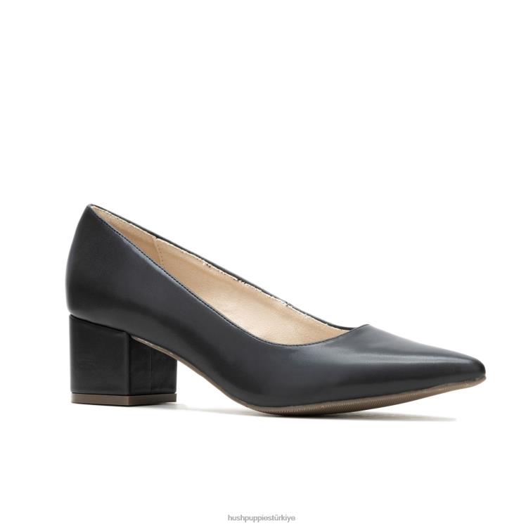 kadınlar koyu siyah Hush Puppies sofie pompası X268F103