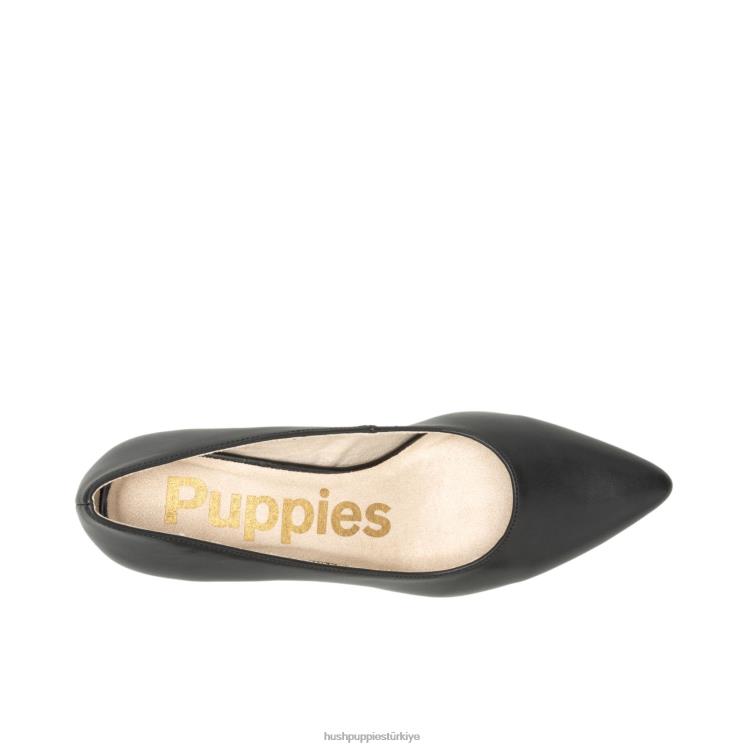 kadınlar koyu siyah Hush Puppies sofie pompası X268F103
