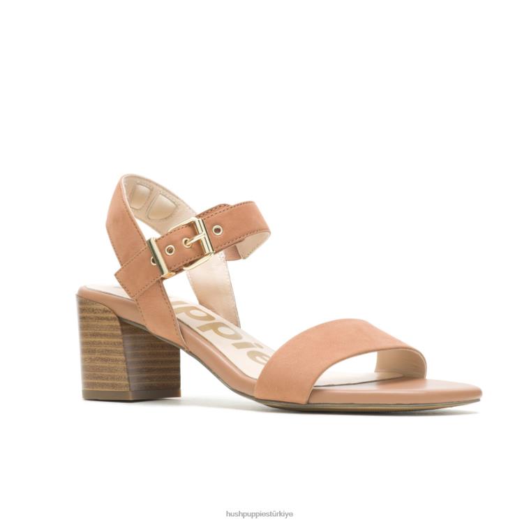 kadınlar çöl bronzluğu nubuk Hush Puppies leila çeyrek askılı sandalet X268F33