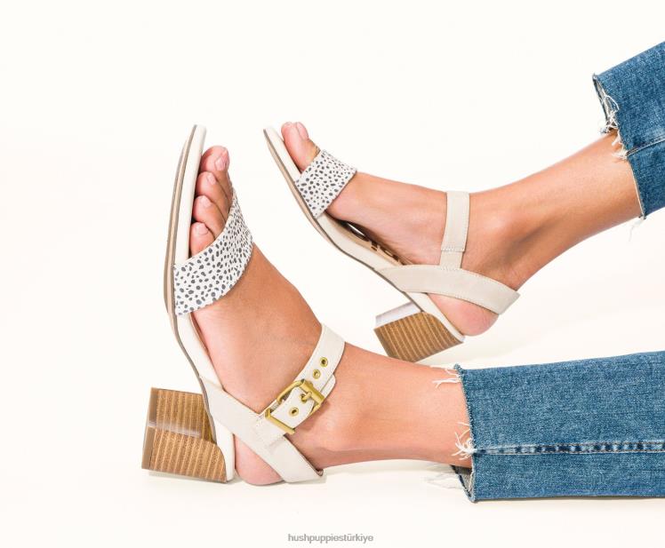 kadınlar çöl bronzluğu nubuk Hush Puppies leila çeyrek askılı sandalet X268F33