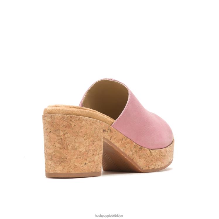 kadınlar serin pembe nubuk Hush Puppies haşhaş slayt X268F5