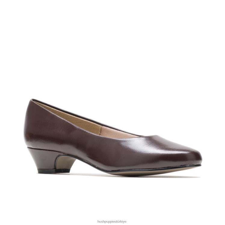 kadınlar koyu kahverengi zerafet Hush Puppies melek ii X268F209
