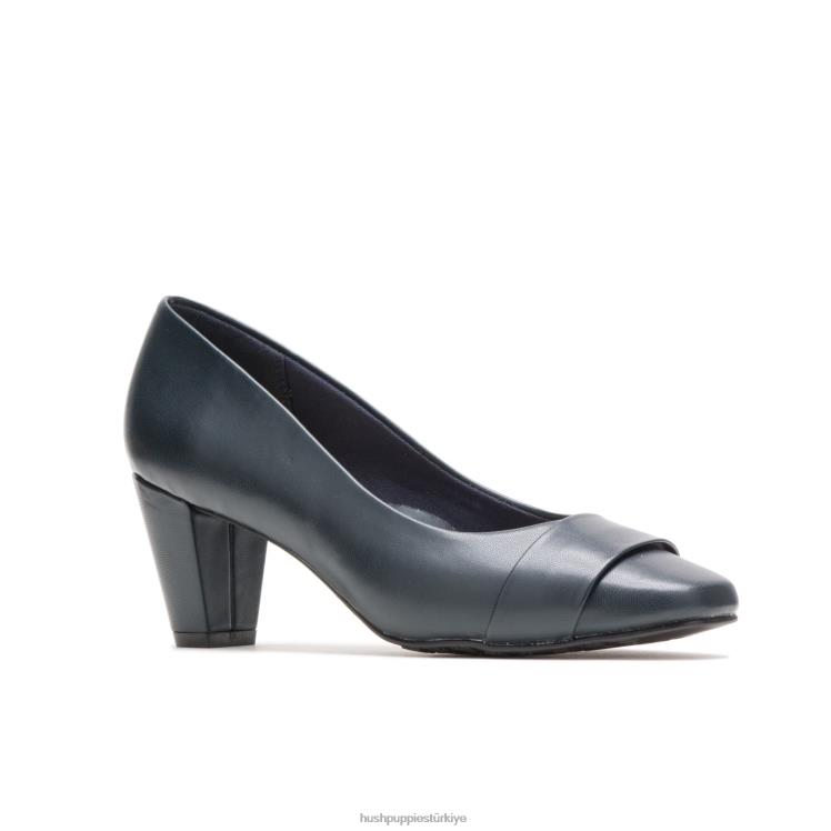 kadınlar lacivert deri Hush Puppies mabrya X268F218