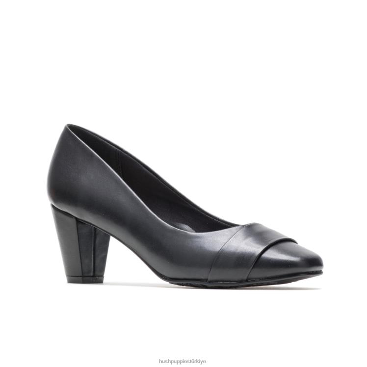 kadınlar siyah deri Hush Puppies mabrya X268F219